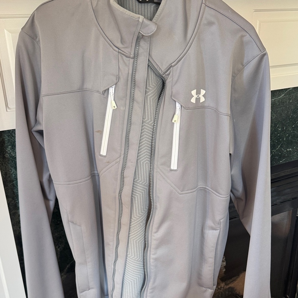 Under Armour Light Gray Performance Jacket - image 2